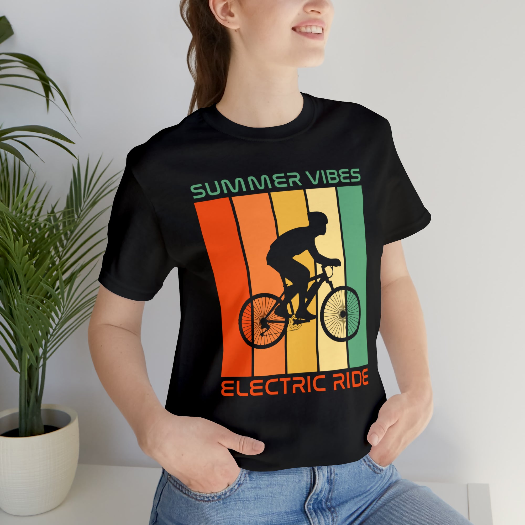 Summer Vibes | Electric Ride | Unisex Jersey Short Sleeve Tee