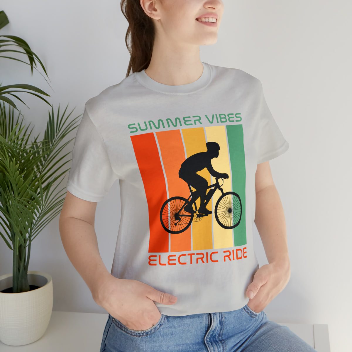 Summer Vibes | Electric Ride | Unisex Jersey Short Sleeve Tee