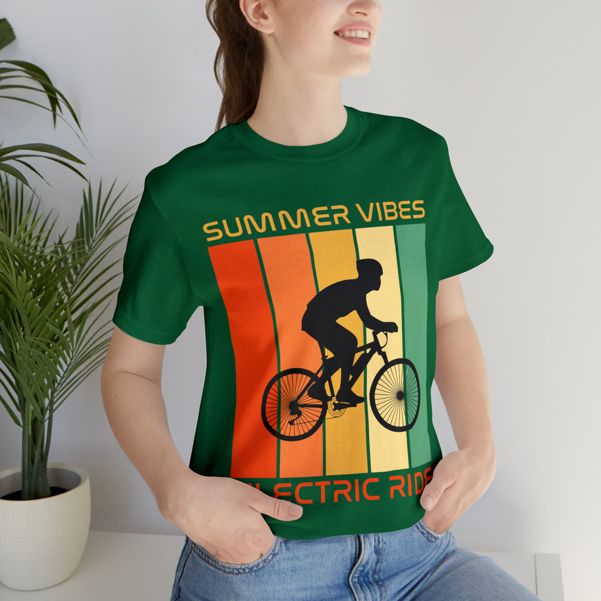Summer Vibes | Electric Ride | Unisex Jersey Short Sleeve Tee