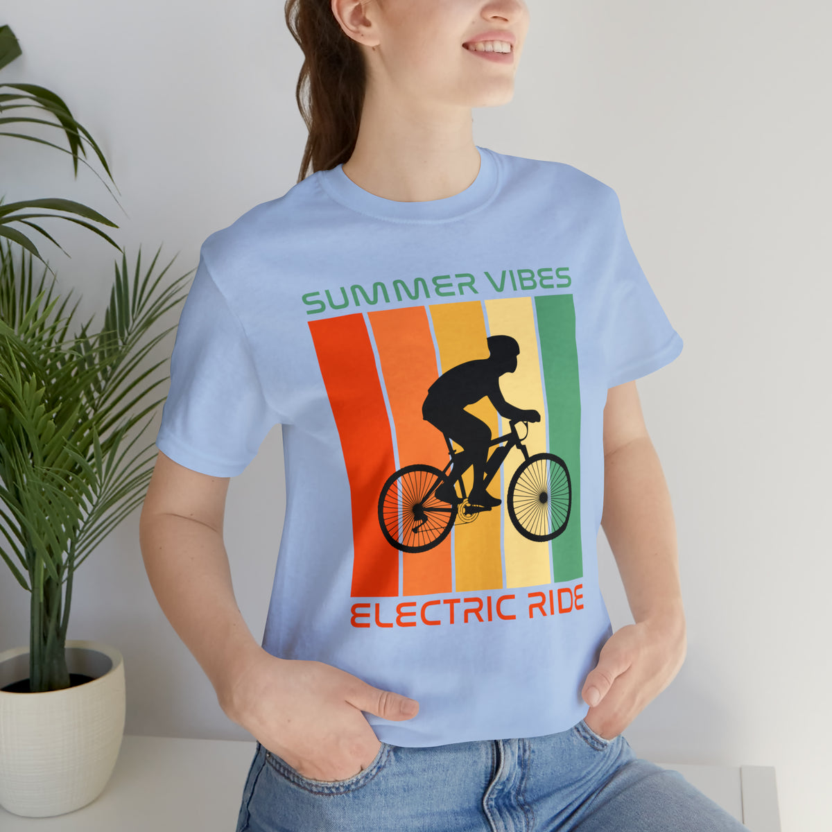 Summer Vibes | Electric Ride | Unisex Jersey Short Sleeve Tee