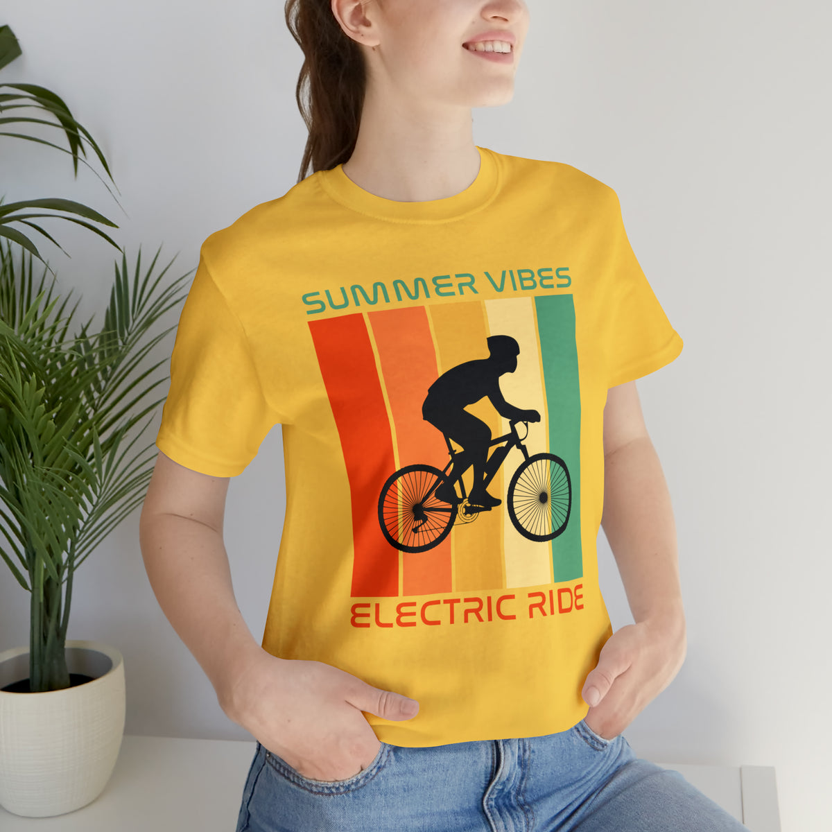 Summer Vibes | Electric Ride | Unisex Jersey Short Sleeve Tee