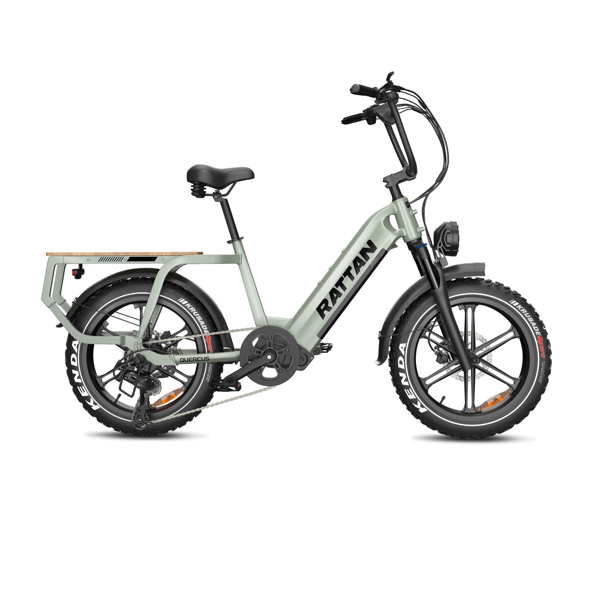 Rattan Quercus Fat Tire 3-speed 1200W Electric Bike
