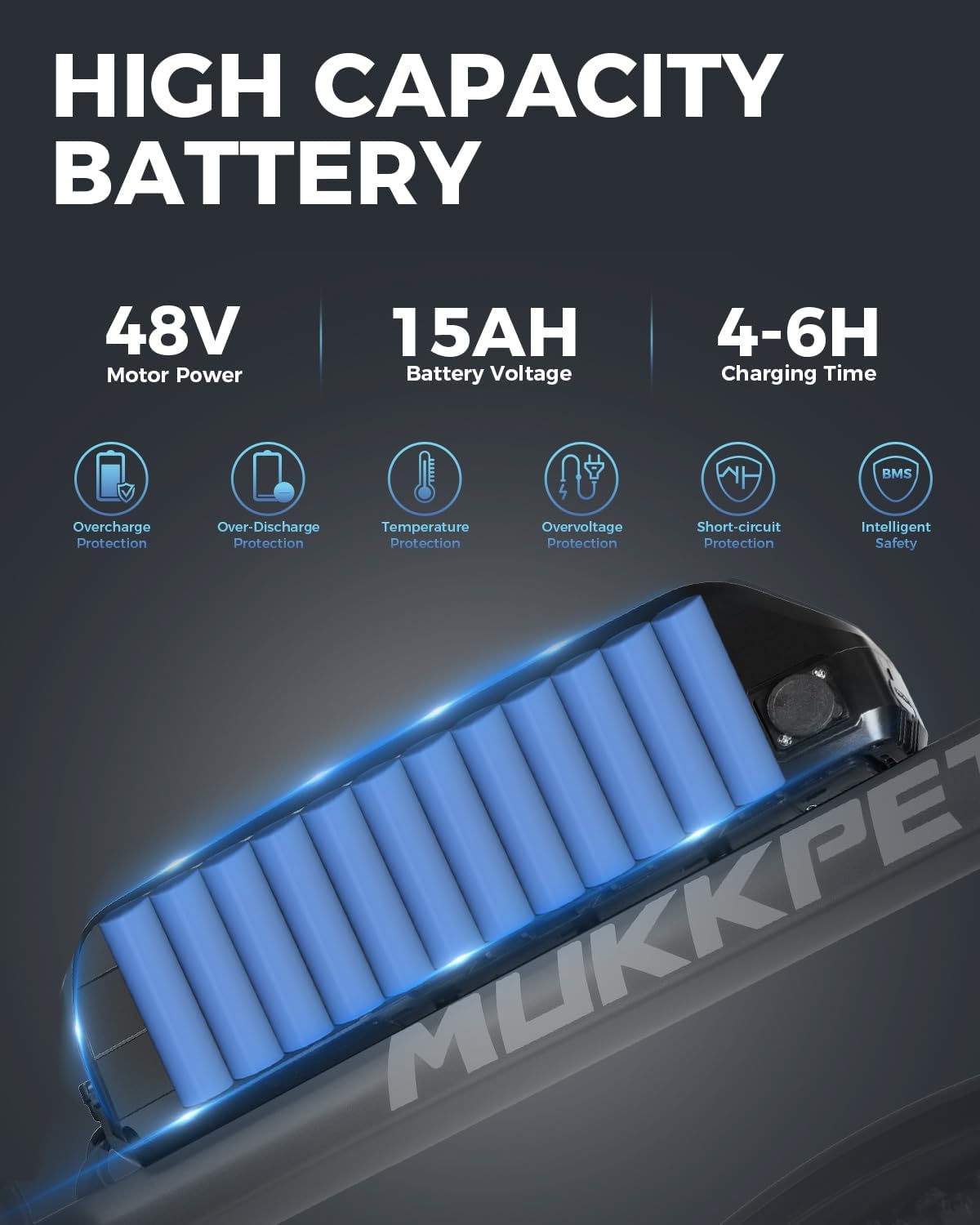 Mukkpet Suburban 750W Fat Tire  Electric bike