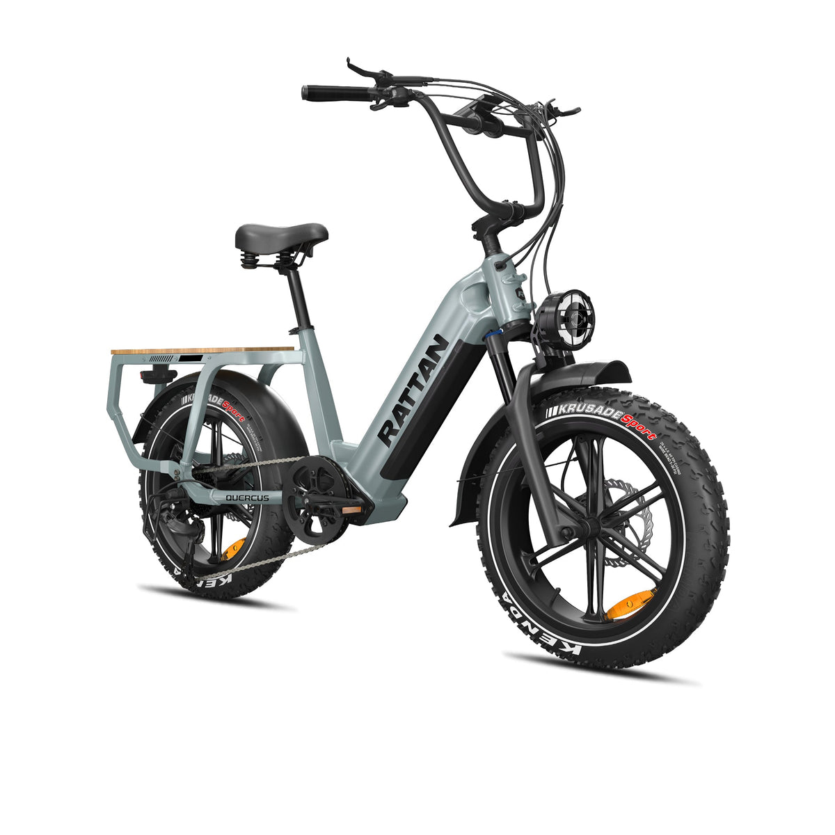 Rattan Quercus Fat Tire 3-speed 1200W Electric Bike