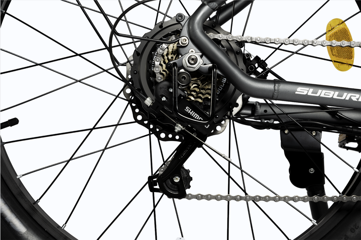 Mukkpet Suburban 750W Fat Tire  Electric bike