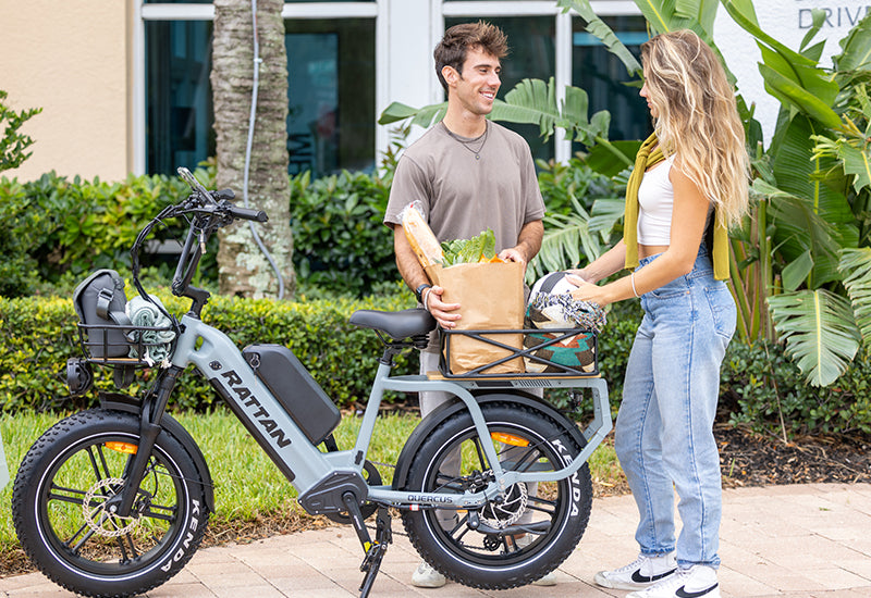 Rattan Quercus Fat Tire 3-speed 1200W Electric Bike