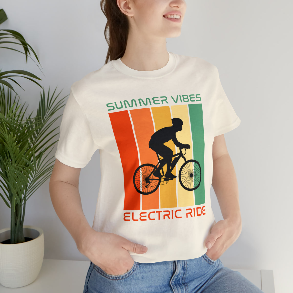 Summer Vibes | Electric Ride | Unisex Jersey Short Sleeve Tee