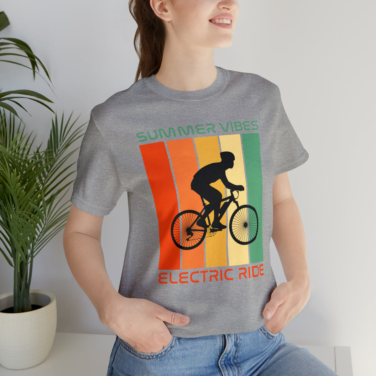 Summer Vibes | Electric Ride | Unisex Jersey Short Sleeve Tee