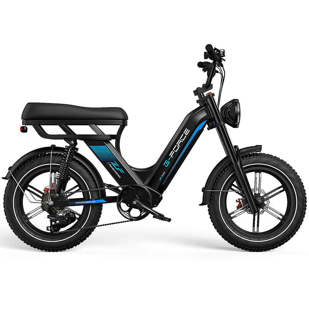 G-FORCE ZF Moped-Style 750W 48V 20Ah/13.5Ah All Terrain Full Suspensio G-FORCE ZF Moped-Style 750W 48V 20Ah/13.5Ah All Terrain Full Suspensio