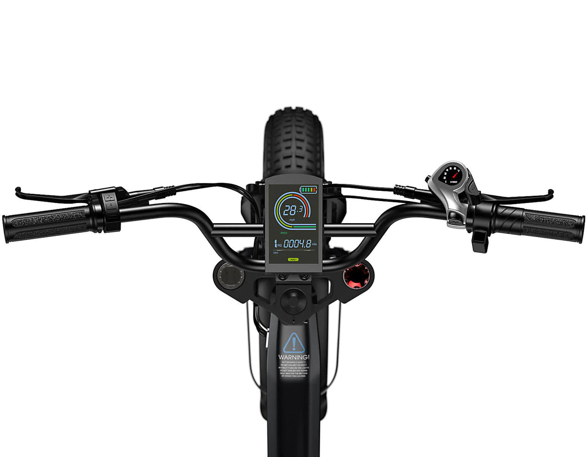 G-FORCE ZF Moped-Style 750W 48V 20Ah-13.5Ah All Terrain Full Suspension Fat Tire Electric Bike