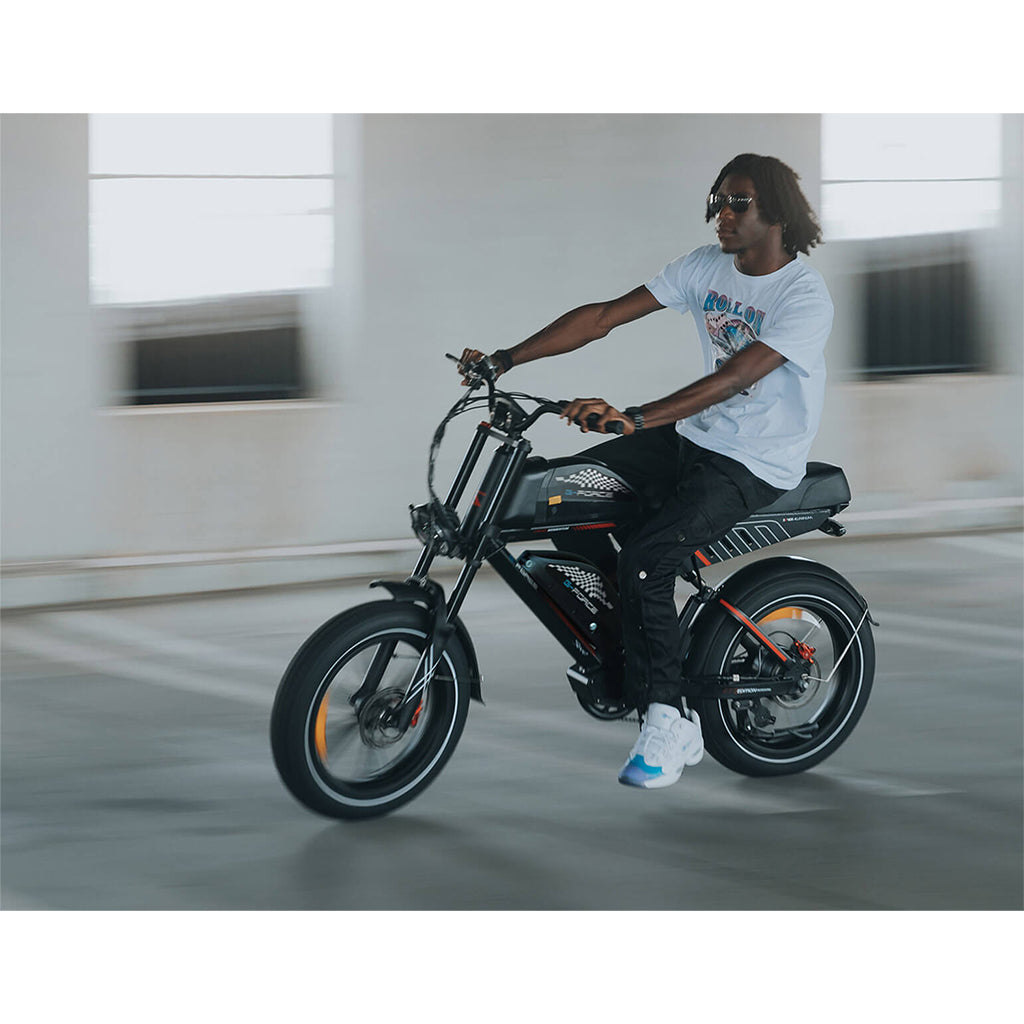 G-FORCE ZM 750W 48V 20Ah All Terrain Full Suspension Fat Tire Electric Bike