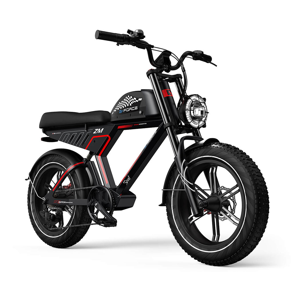 g-force folding electric bicycle T5 All Terrain Full Suspension Fat Tire Folding Electr Kimstore g force c14 foldable