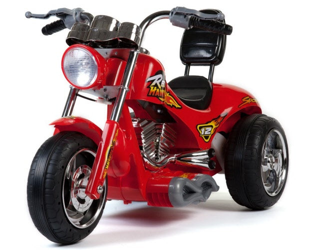 MotoTec Mini Motos Hawk 12V Kids Plastic Ride On Bikes