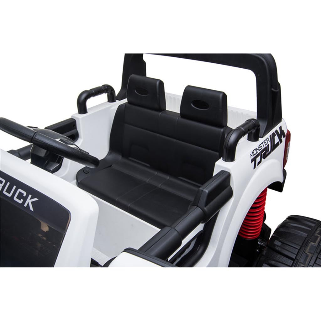 MotoTec Monster Truck 4x4 12v White (2.4ghz)