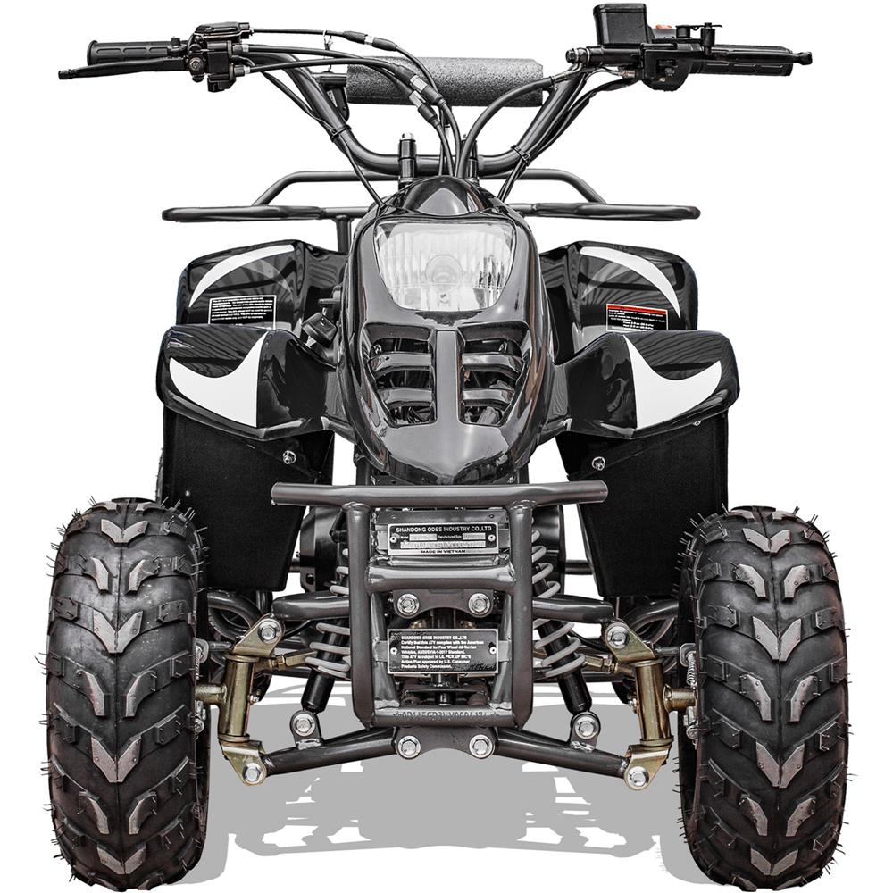 MotoTec Rex 110cc 4 Stroke Black Kids Gas Powered ATV
