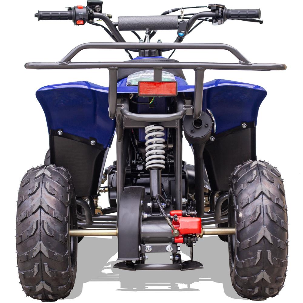 MotoTec Rex 110cc 4 Stroke Blue Kids Gas Powered ATV
