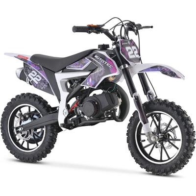 MotoTec Demon 50cc 2.4HP 2-Stroke Kids Gas-Powered Dirt Bike