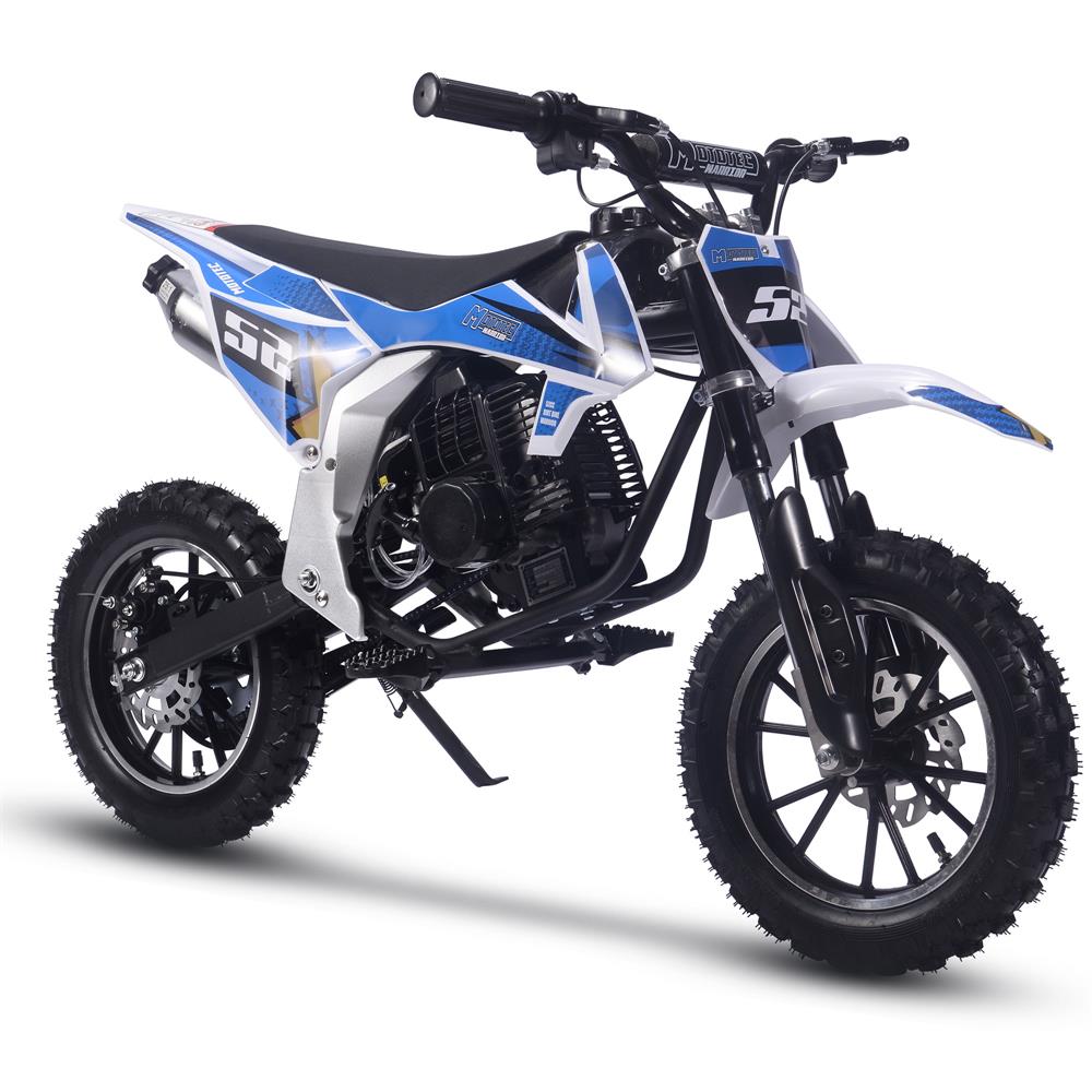 MotoTec Warrior 52cc  2 Stroke Kids Gas-Powered Dirt Bike