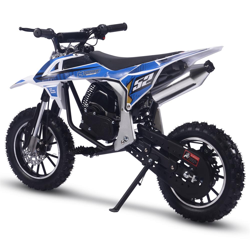 MotoTec Warrior 52cc  2 Stroke Kids Gas-Powered Dirt Bike