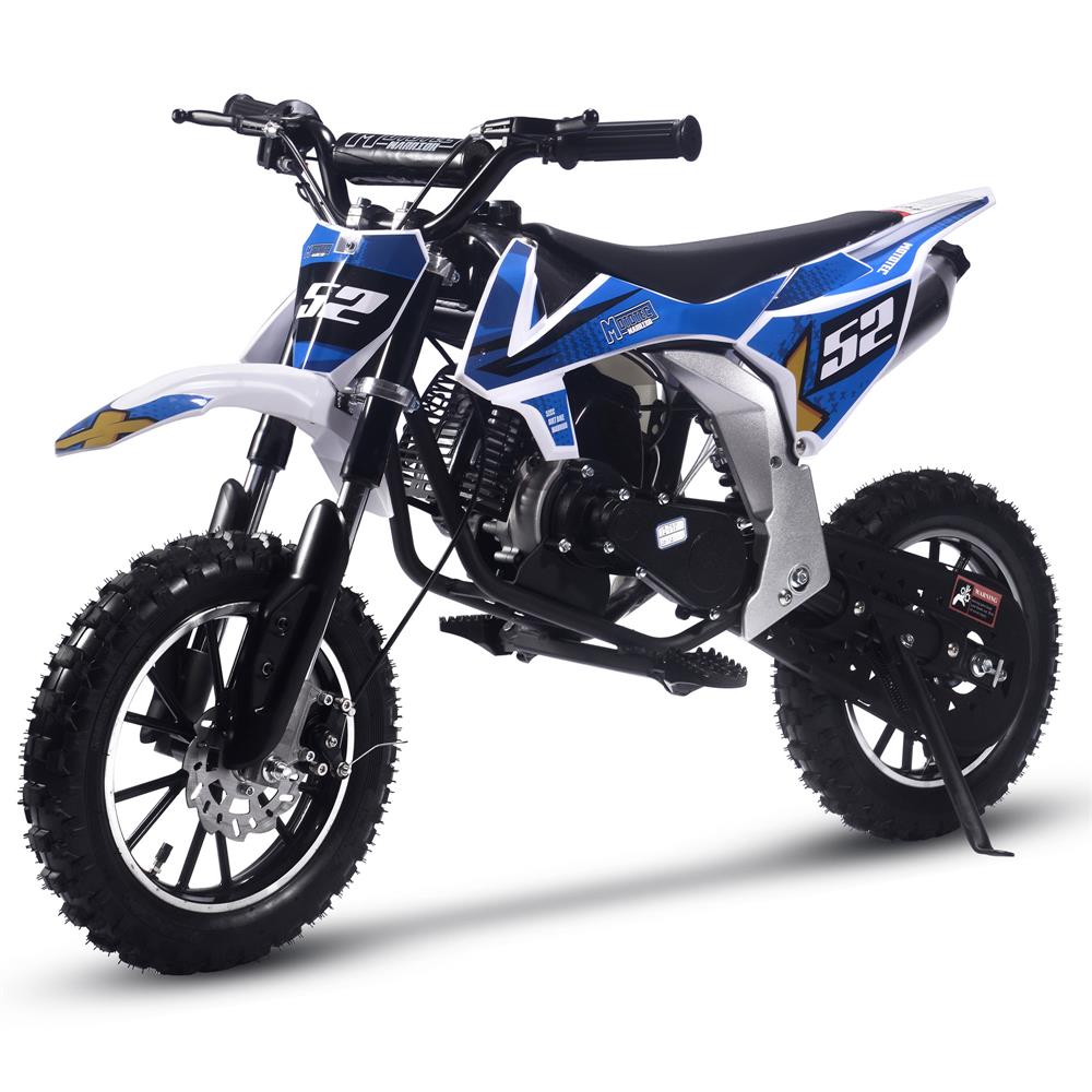 MotoTec Warrior 52cc  2 Stroke Kids Gas-Powered Dirt Bike