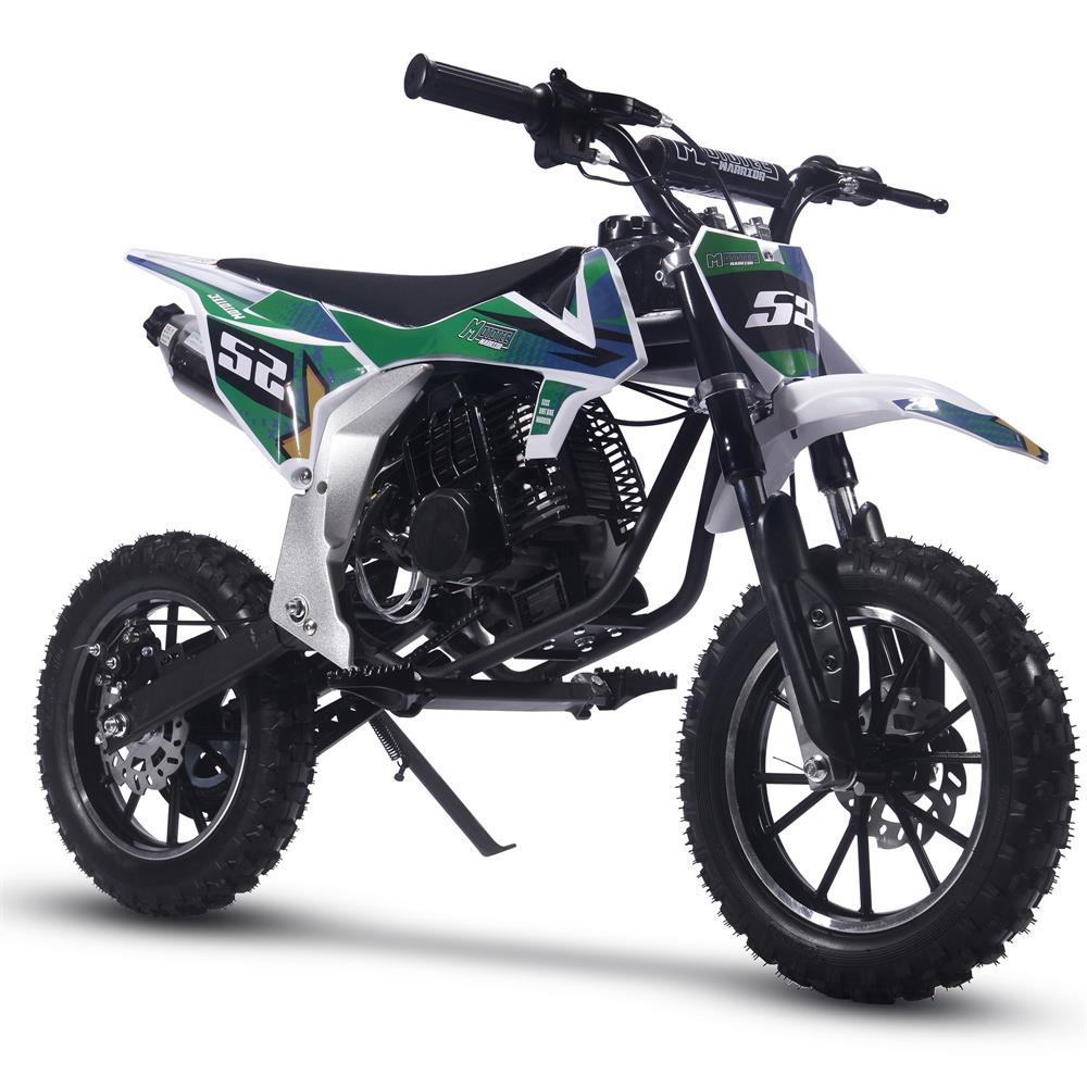 MotoTec Warrior 52cc  2 Stroke Kids Gas-Powered Dirt Bike