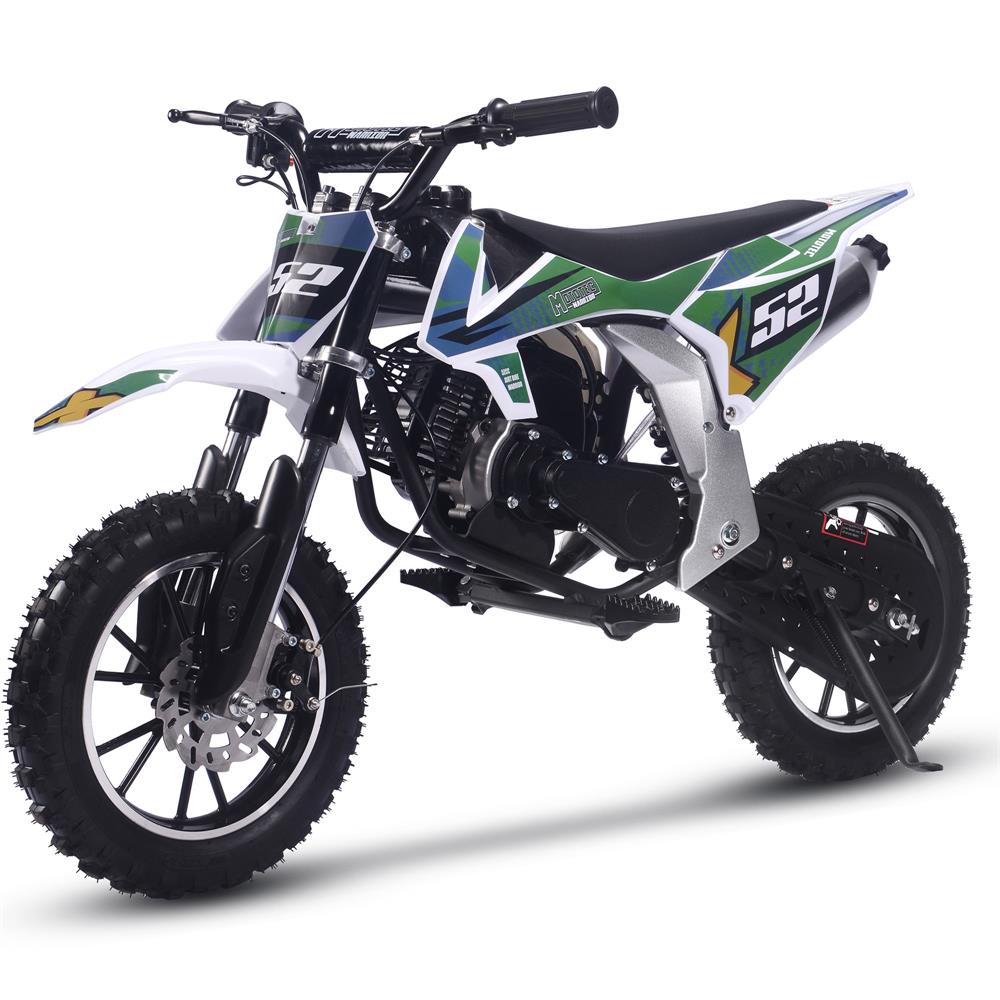 MotoTec Warrior 52cc  2 Stroke Kids Gas-Powered Dirt Bike