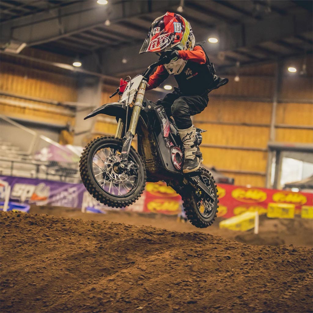 MotoTec 48v Pro Electric Dirt Bike 1800w Lithium Red
