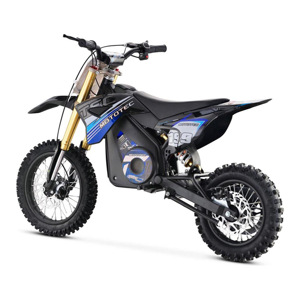 MotoTec 36v Pro Electric Dirt Bike 1000w Lithium Blue