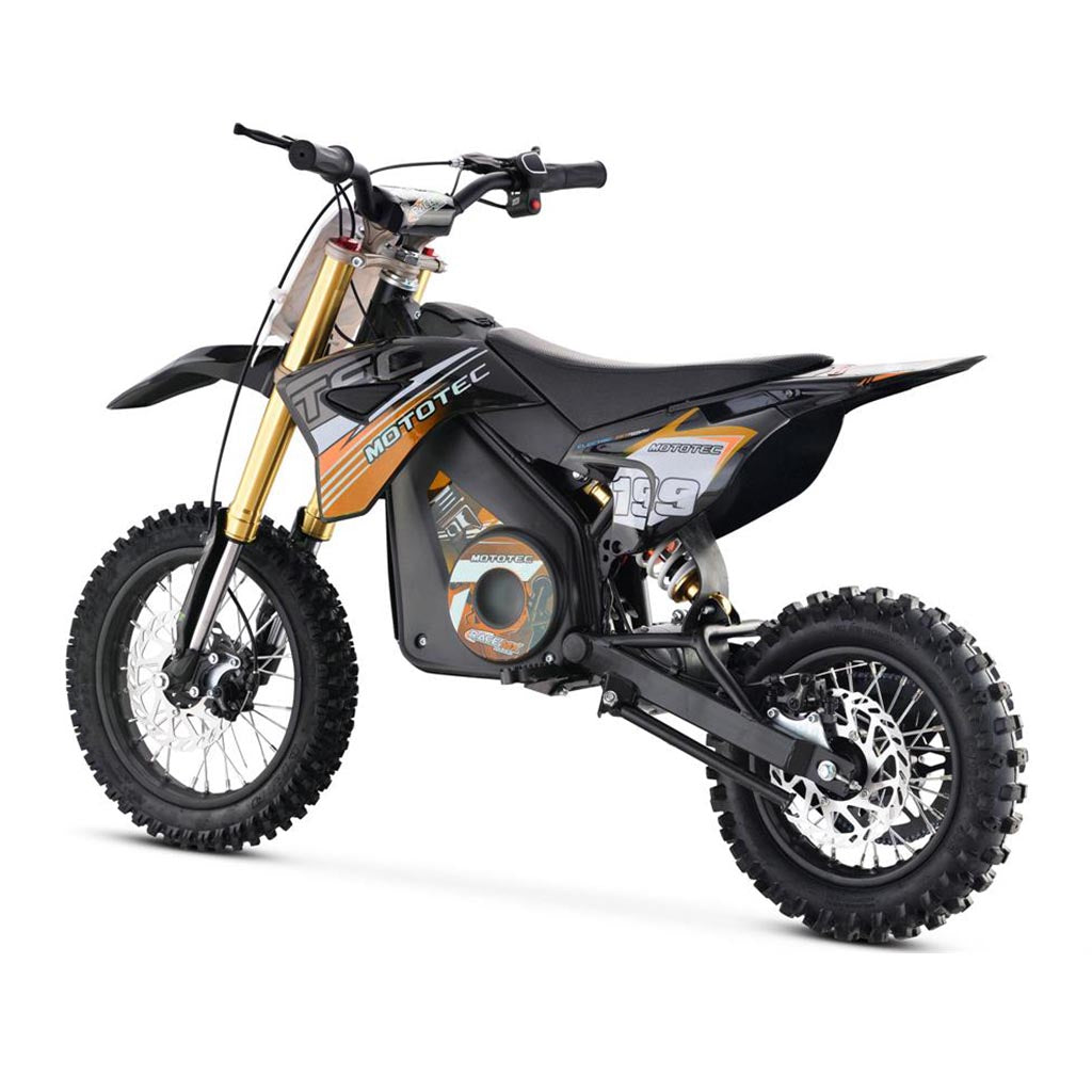 MotoTec 36v Pro Electric Dirt Bike 1000w Lithium Orange