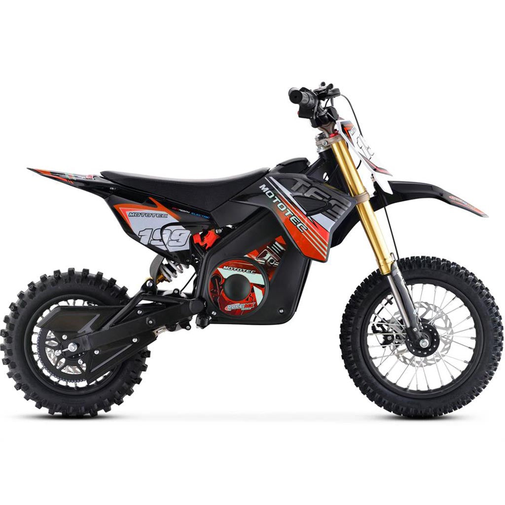 MotoTec 36v Pro Electric Dirt Bike 1000w Lithium Red