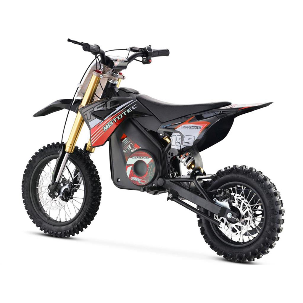 MotoTec 36v Pro Electric Dirt Bike 1000w Lithium Red