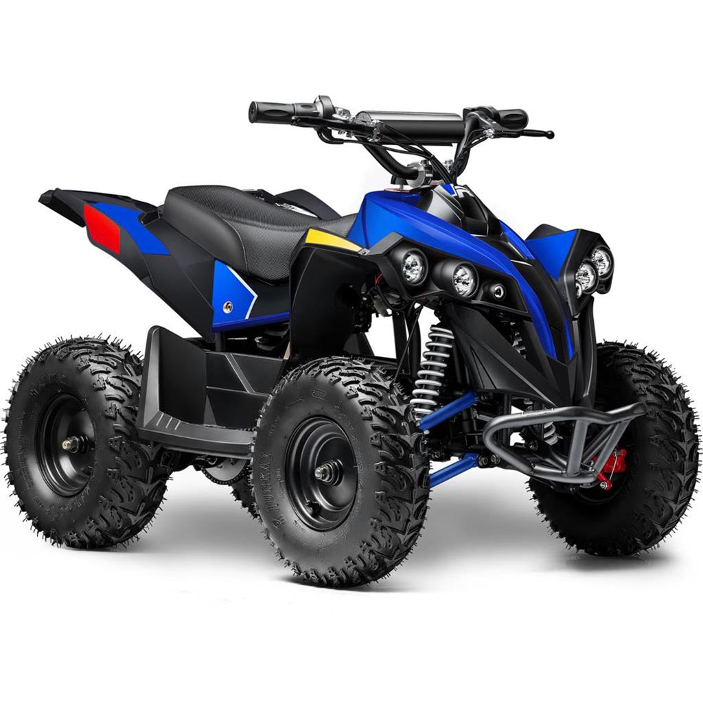MotoTec E-Bully 1000W 36V 15Ah Blue Electric ATV