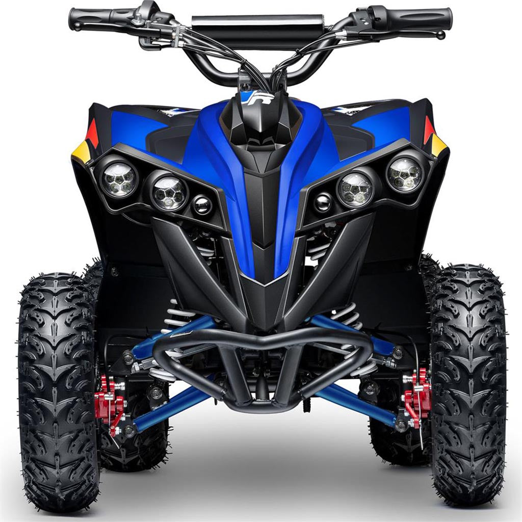 MotoTec E-Bully 1000W 36V 15Ah Blue Electric ATV