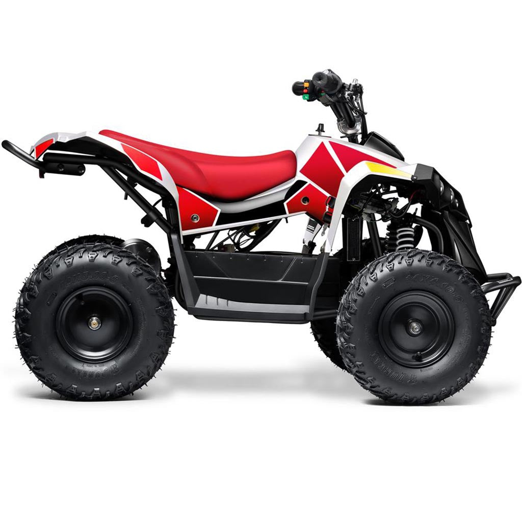 MotoTec E-Bully 1000W 36V 15Ah White Electric ATV