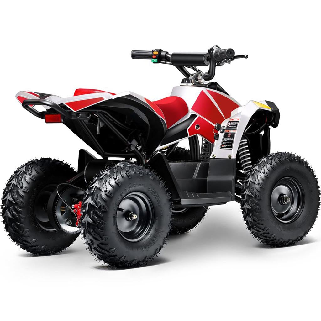 MotoTec E-Bully 1000W 36V 15Ah White Electric ATV