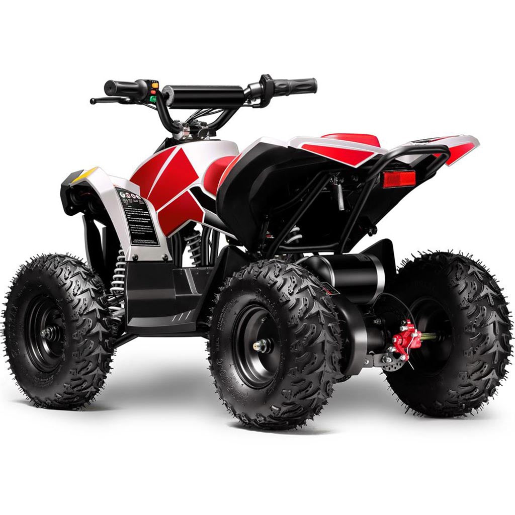 MotoTec E-Bully 1000W 36V 15Ah White Electric ATV
