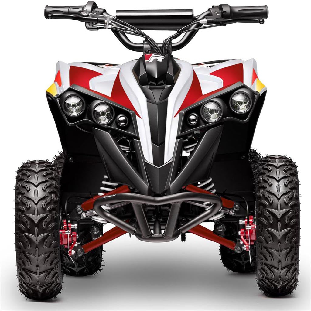 MotoTec E-Bully 1000W 36V 15Ah White Electric ATV