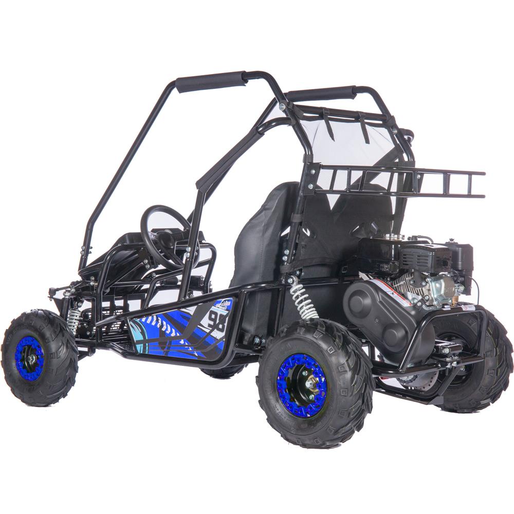 MotoTec Mud Monster XL 212cc 2-Seat Full Suspension Gas Powered Go Kart