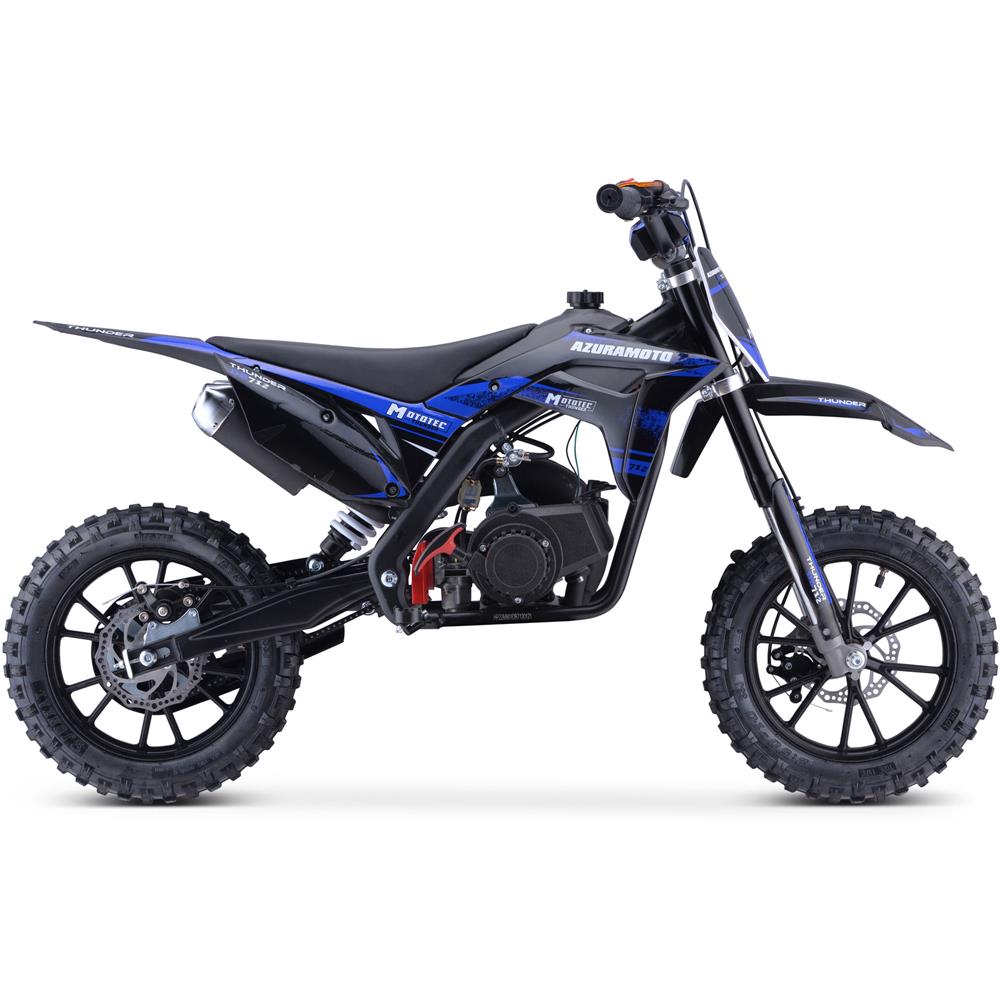 MotoTec Thunder 50cc Stroke Kids Gas Powered Dirt Bike