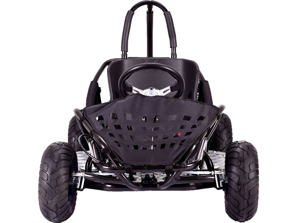 MotoTec 79cc 2.5HP Black Gas Powered Off Road Go Kart  