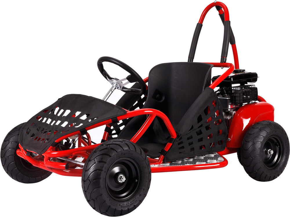 MotoTec 79cc 2.5HP Red Gas Powered Off Road Go Kart  