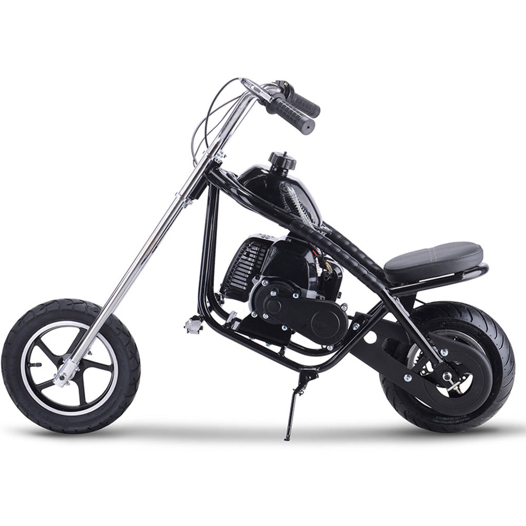 MotoTec 33cc 2-Stroke Gas Powered Pocket Bike Mini Motorcycle Black 