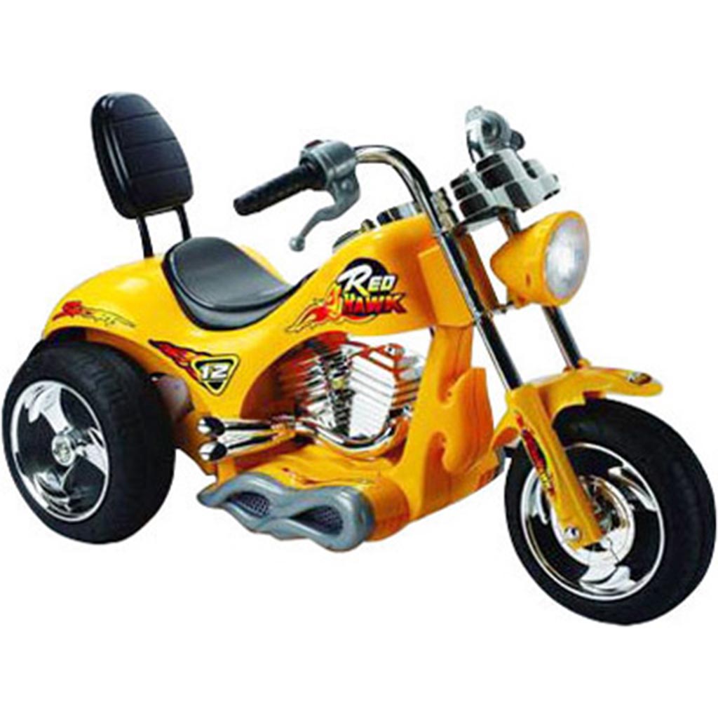 MotoTec Mini Motos Hawk 12V Kids Plastic Ride On Bikes