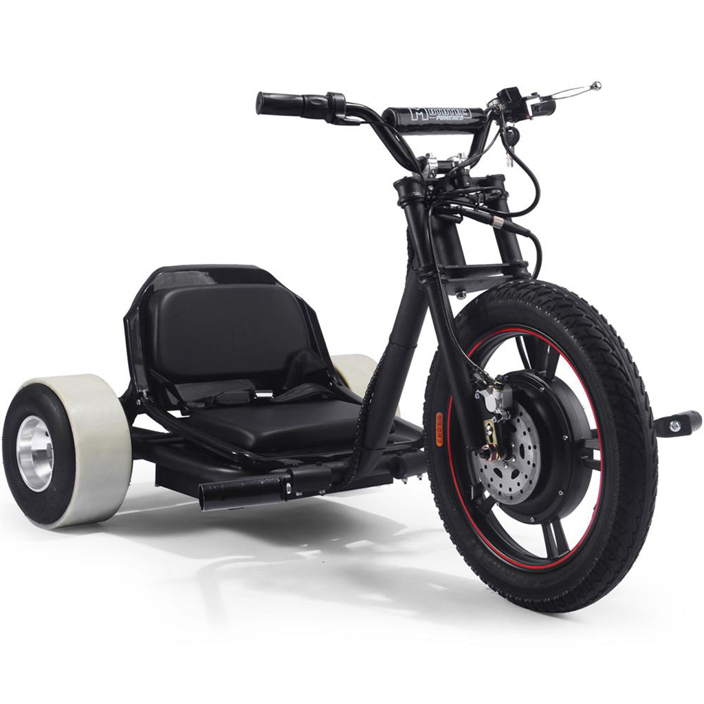 MotoTec Drifter 48v 800w Electric Trike Lithium - Zoom Electric Bikes