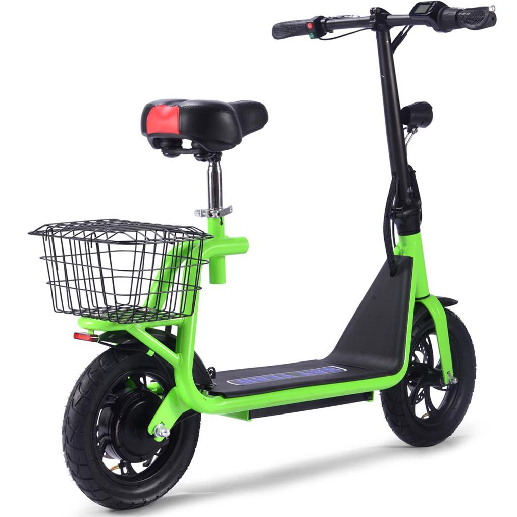 MotoTecMetro36v500wLithiumElectricScooter_Green