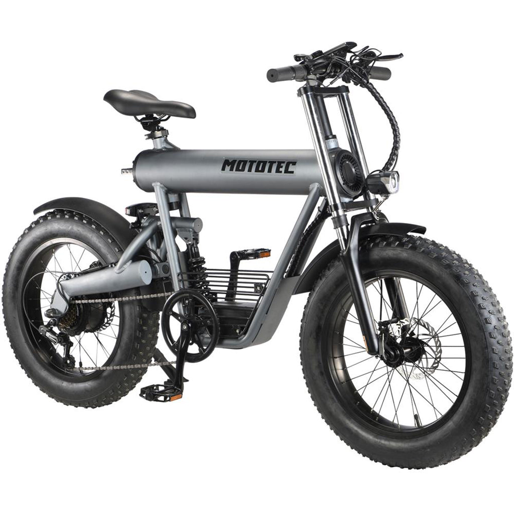 MotoTec Roadster 48v 500w Lithium Electric Bicycle 