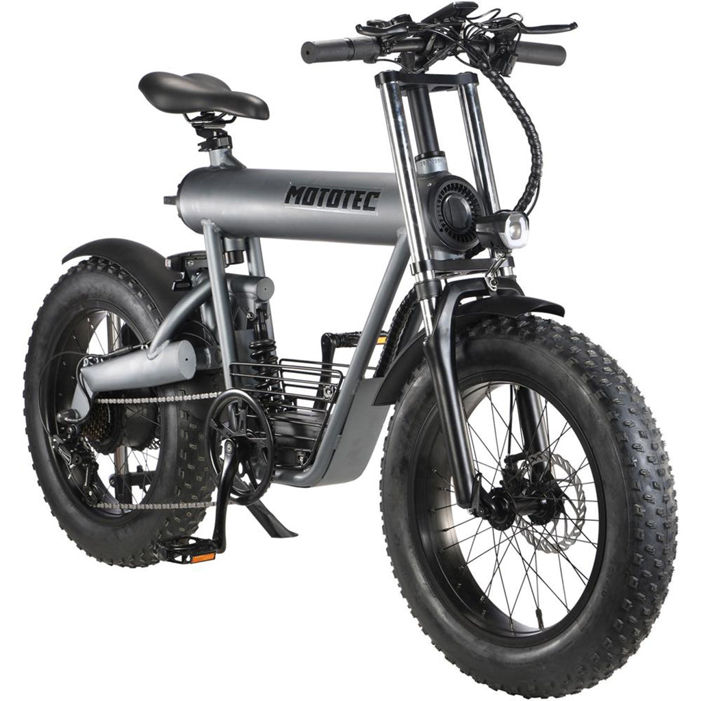 MotoTec Roadster 48v 500w Lithium Electric Bicycle 