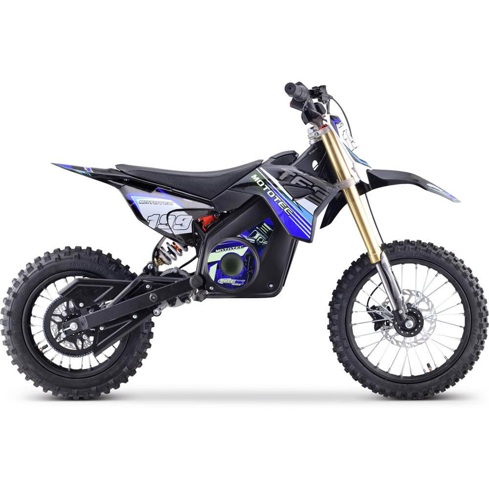 Mototec 36v electric dirt deals bike 500w lithium blue