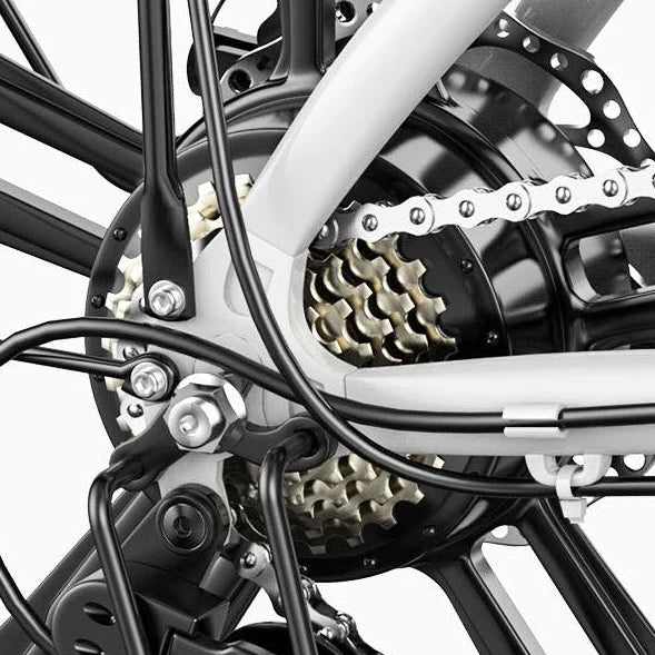 Mukkpet GL500 Step-Thru Folding 500W 48V Fat Tire Electric Bike