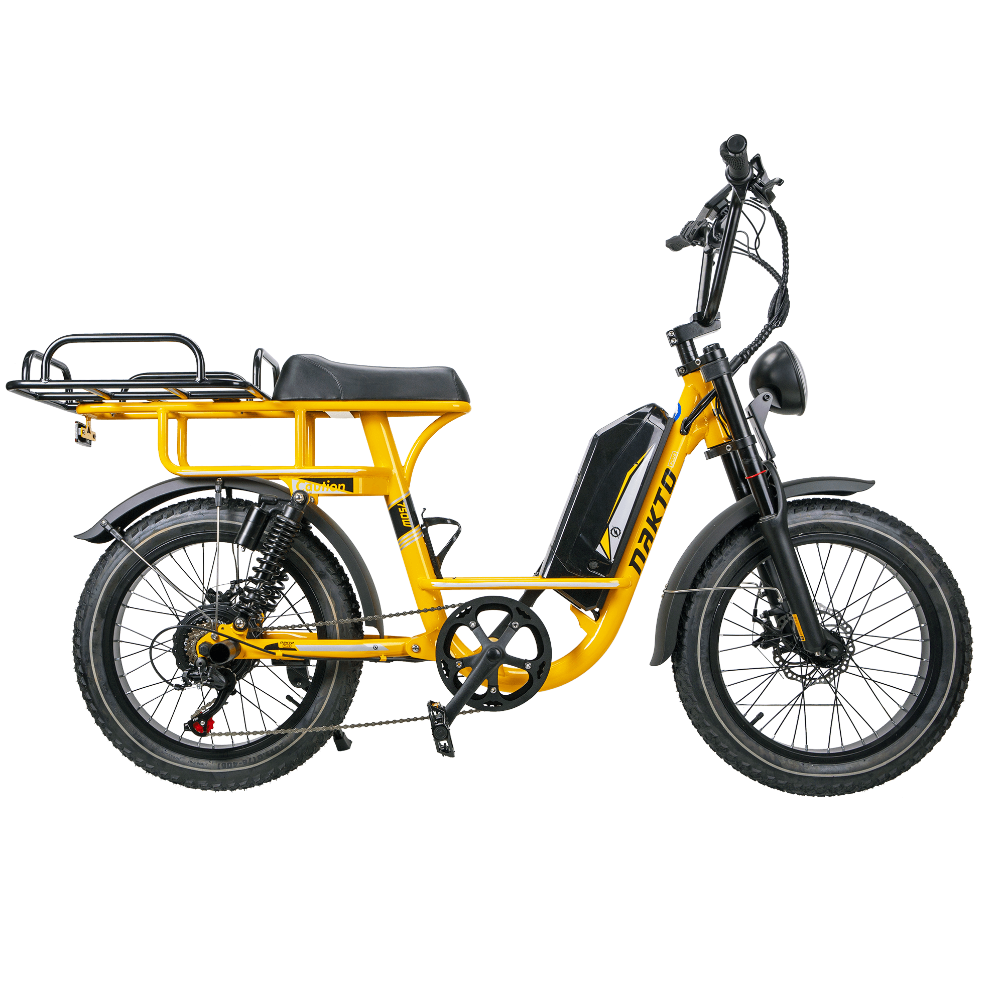 Nakto F4 Step Thru 750W or 500W 48V Electric Cargo Bike Zoom Electric Bikes